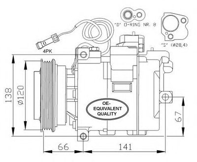 Compresor, climatizare VW PASSAT Variant (3B5) (19