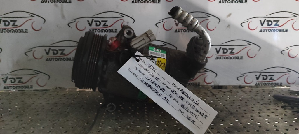 COMPRESOR OPEL ASTRA G-H 1.6 16V 2004-2009 Z16XEP 13124750