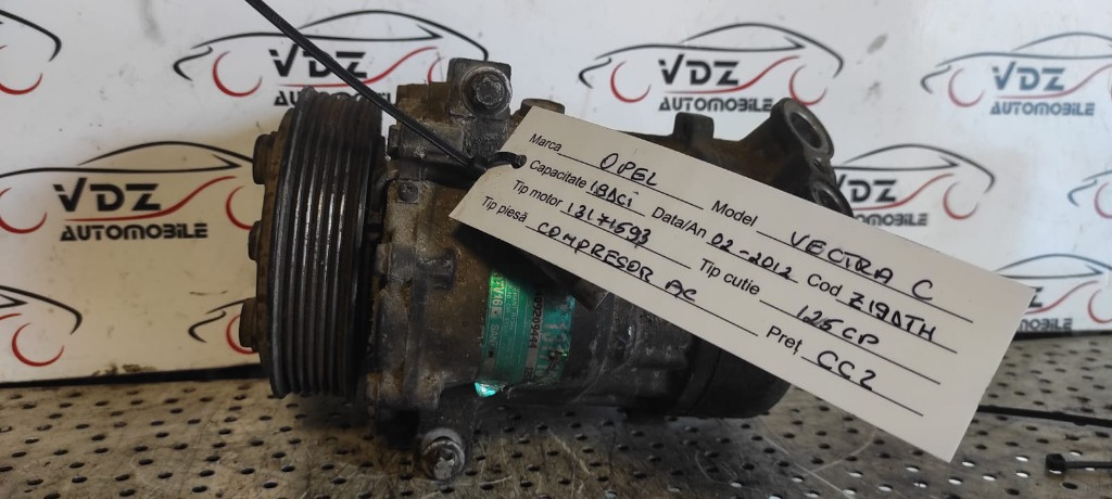 COMPRESOR OPEL VECTRA C 1.9DCI 2002-2012 Z19DTH 125CP 13171593