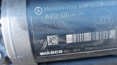 Compresor perne aer Mercedes W212 cod A2