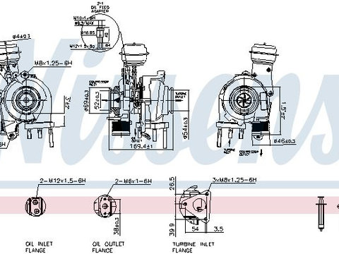 Compresor sistem de supraalimentare 93201 NISSENS