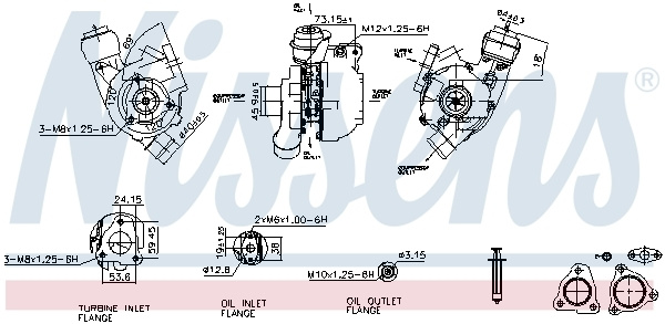Compresor sistem de supraalimentare # Kia Cee'd 2006 2007 2008 2009 2010 2011 2012 # 93224 # NISSENS