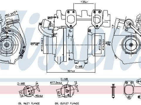 Compresor,sistem de supraalimentare NISSENS 93692