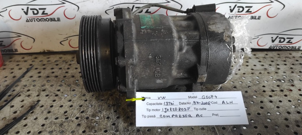 COMPRESOR VW GOLF 4 1.9 TDI 1997-2005 ALH COD 1J0820803F