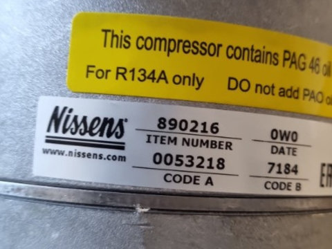 Compresore climatizare cod 890216