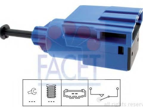 Comutator, actionare ambreiaj (Tempomat) AUDI A4 (8D2, B5) (1994 - 2001) FACET 7.1220