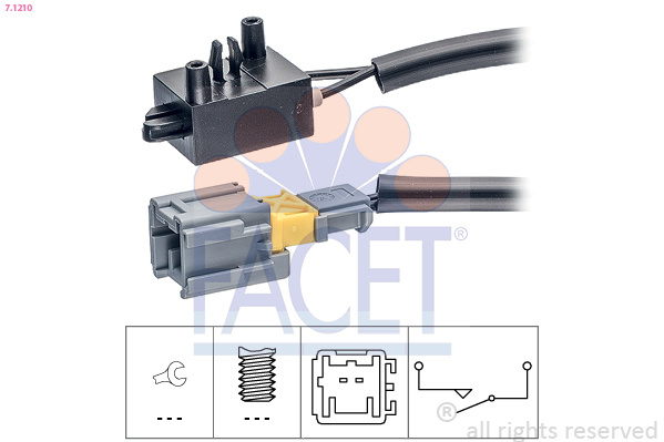 Comutator actionare ambreiaj tempomat # CitroEn Ds4 2011 2012 2013 2014 2015 # 7 1210 # FACET