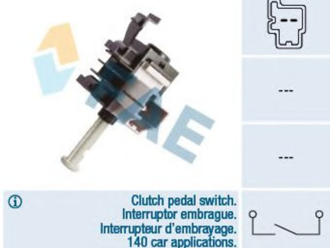 Comutator, actionare ambreiaj (Tempomat) FORD FIESTA VI Van (2009 - 2016) FAE 24856