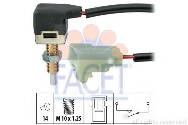 Comutator, actionare ambreiaj (Tempomat) HYUNDAI H-1 Starex (H200) caroserie (1997 - 2007) FACET 7.1297 piesa NOUA