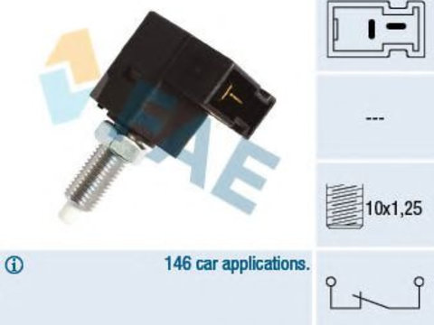 Comutator, actionare ambreiaj (Tempomat) KIA CERATO limuzina (LD) (2004 - 2016) FAE 24544