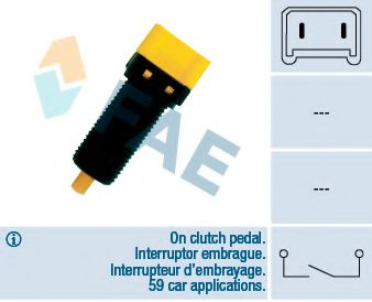 Comutator, actionare ambreiaj (Tempomat) RENAULT M