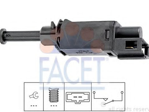 Comutator, actionare ambreiaj (Tempomat) VW GOLF 3 Estate (1H5) (1993 - 1999) FACET 7.1143