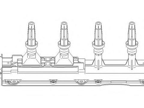 Comutator aprindere Citroen XANTIA (X1), Citroen ZX (N2), PEUGEOT 306 hatchback (7A, 7C, N3, N5) - TOPRAN 721 904