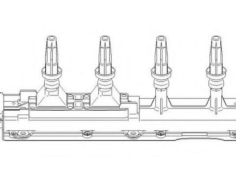 Comutator aprindere PEUGEOT 806 (221), Citroen XANTIA (X1), PEUGEOT 306 hatchback (7A, 7C, N3, N5) - TOPRAN 721 905