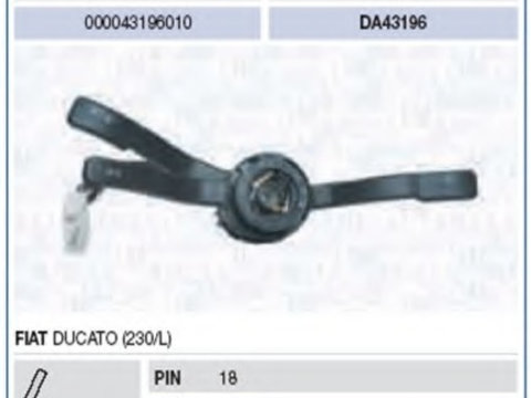 Comutator coloana directie 000043196010 MAGNETI MARELLI pentru Fiat Ducato CitroEn Jumper CitroEn Relay Peugeot Boxer