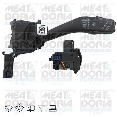 Comutator combinat sub volan control computer stergator AUDI A3 SEAT ALTEA ALTEA XL LEON TOLEDO III SKODA OCTAVIA II SUPERB II VW CADDY III CADDY III/MINIVAN EOS 02.03- MEAT-DORIA 23405