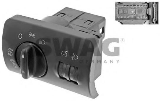 Comutator, far AUDI A6 limuzina (4B2, C5), AUDI A6 Avant (4B5, C5) - SWAG 30 93 7487