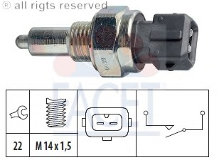 Comutator lampa marsarier 7 6099 FACET pentru Audi V8 Audi 100 CitroEn Ax CitroEn Bx CitroEn C15 CitroEn Xm CitroEn Zx Peugeot 205 Peugeot 309 Peugeot 405 Peugeot 605 Peugeot 106 Peugeot 306 Rover 200