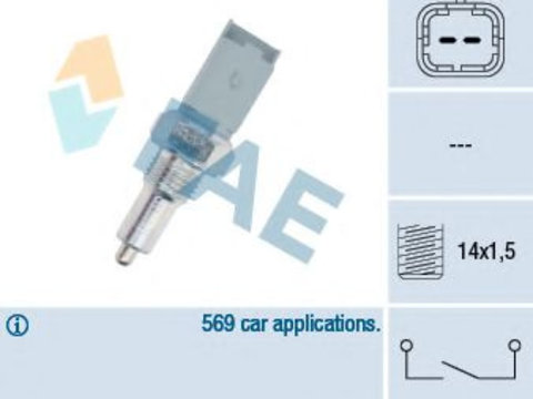 Comutator lampa marsarier CITROËN C4 II (B7) (2009 - 2016) FAE 40492