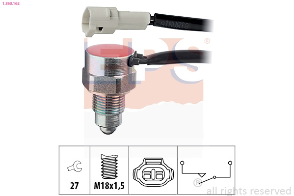 Comutator, lampa marsarier EPS 1.860.162 compatibil cu SUZUKI GRAND VITARA II (JT, TE, TD) 2005 2006 2007 2008 2009 2010 2011 2012 2013 2014 2015