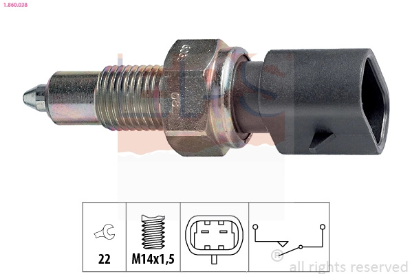 Comutator lampa marsarier EPS FIAT UNO caroserie (