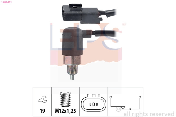 Comutator lampa marsarier EPS SUBARU TREZIA 2011-2016 - 1.860.211