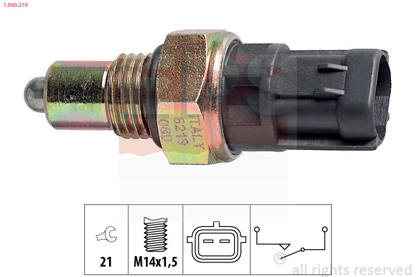 Comutator lampa marsarier EPS VAUXHALL AGILA Mk II (B) (H08) 2008-2014 - 1.860.219