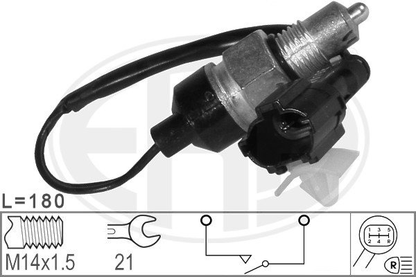 Comutator, lampa marsarier ERA 330571 se potriveste la CHEVROLET AVEO / KALOS limuzina (T250, T255) 2005 2006 2007 2008 2009 2010 2011 2012 2013