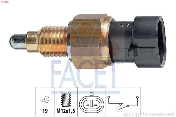 Comutator, lampa marsarier FACET 7.6249