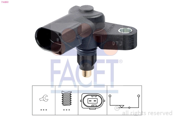 Comutator lampa marsarier FACET MERCEDES-BENZ C-CLASS cupe (C204) 2011-2018 - 7.6253