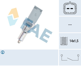 Comutator lampa marsarier ~ Fiat Qubo 2008 2009 2010 2011 2012 2013 2014 2015 2016 2017 2018 2019 2020 2021 2022 2023 2024 ~ 40492 ~ FAE