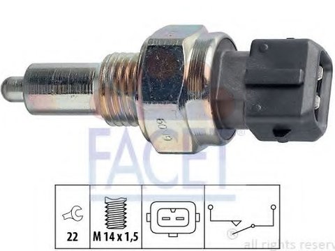 Comutator, lampa marsarier FIAT SCUDO combinato (220P) (1996 - 2006) FACET 7.6099 piesa NOUA