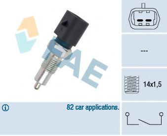 Comutator lampa marsarier FIAT SEICENTO / 600 Van (287) (1998 - 2010) FAE 40480