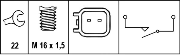 Comutator lampa marsarier HELLA FORD PUMA (J2K, CF7) 2019-2025 - 6ZF 010 965-031