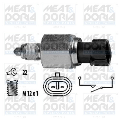 Comutator lampa marsarier Meat & Doria OPEL COMBO Autoutilitară/limuzină spațioasă (X12) 2012-2017 - 36033