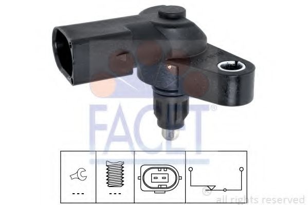 Comutator, lampa marsarier MERCEDES VITO / MIXTO caroserie (W639) (2003 - 2016) FACET 7.6339 piesa NOUA
