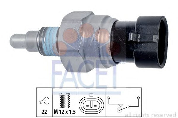 Comutator lampa marsarier OPEL MERIVA B - Cod inte