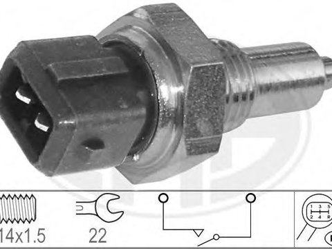 Comutator lampa marsarier PEUGEOT 106   (1A, 1C) (1991 - 1996) ERA 330249