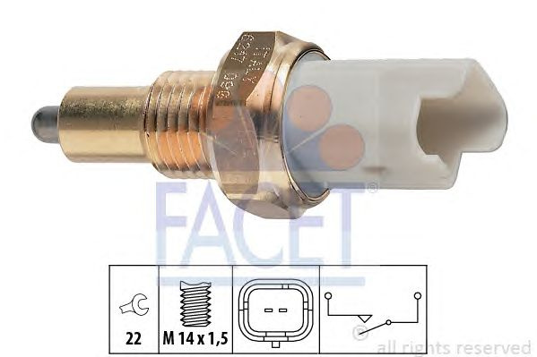 Comutator lampa marsarier PEUGEOT 208 - Cod intern: W20239426 - LIVRARE DIN STOC in 24 ore!!!
