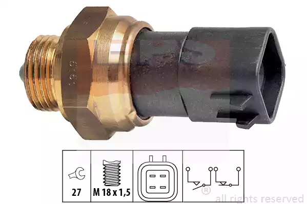 Comutator lampa marsarier # Peugeot 309 1989 1990 1991 1992 1993 # 1 860 161 # EPS