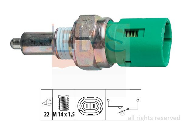 Comutator lampa marsarier # Renault Express 1987 1988 1989 1990 1991 # 1 860 096 # EPS