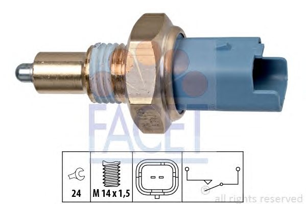 Comutator lampa marsarier RENAULT TRAFIC II bus (JL) - Cod intern: W20239448 - LIVRARE DIN STOC in 24 ore!!!