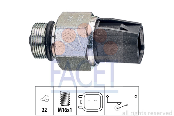 Comutator lampa marsarier # Volvo V50 2004 2005 2006 2007 2008 2009 2010 # 7 6267 # FACET