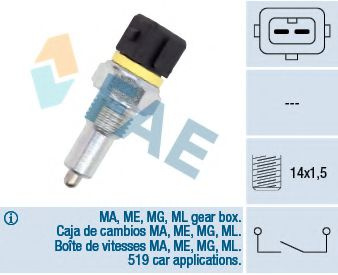 Comutator lampa marsarier VW PASSAT (3B3) (2000 - 