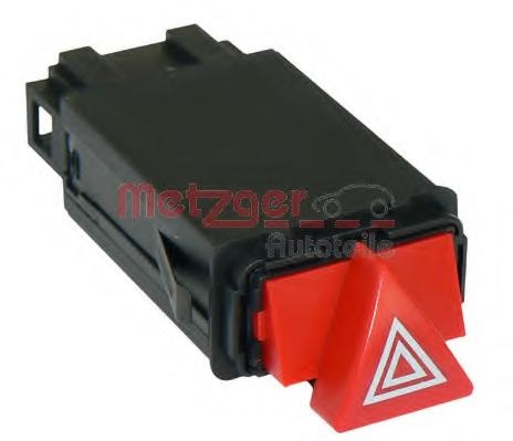 Comutator ,lumini de avarie AUDI A6 limuzina (4B2, C5), AUDI A6 Avant (4B5, C5), AUDI ALLROAD combi (4BH, C5) - METZGER 0916009