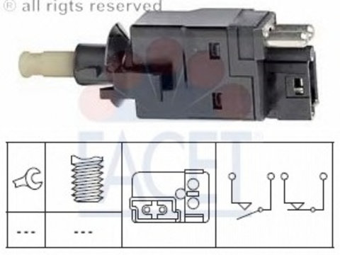 Comutator lumini frana 7 1088 FACET pentru Mercedes-benz 190 Mercedes-benz Limuzina Mercedes-benz E-class Mercedes-benz Kombi Mercedes-benz Coupe Mercedes-benz Cabriolet Mercedes-benz Sl