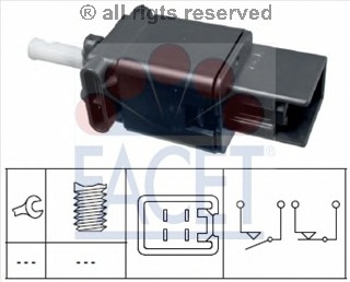 Comutator lumini frana 7 1272 FACET pentru Mazda Cx-7 Mazda 6 Mazda Atenza Mazda Rx Mazda Mx-5 Mazda 2 Mazda Demio