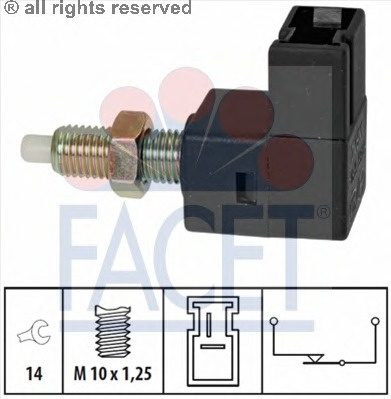 Comutator lumini frana 7 1300 FACET pentru Kia Cee d Kia Sportage Hyundai I20 Kia Carnival Kia Grand Kia Sedona Hyundai Santa Hyundai Avante Hyundai Elantra Hyundai Genesis Kia Pro cee d Hyundai Sonata Hyundai Ix35 Hyundai Tucson Hyundai I10 Hyundai 