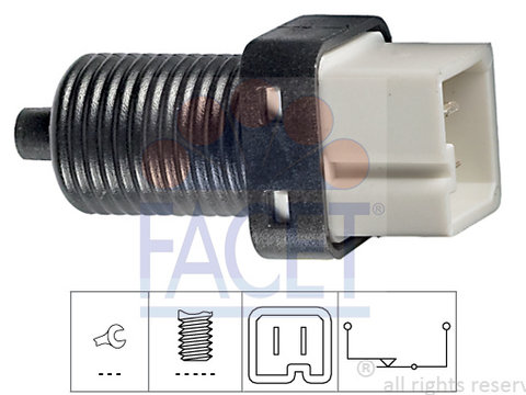 Comutator lumini frana (71091 FACET) Citroen,FIAT,LANCIA,PEUGEOT