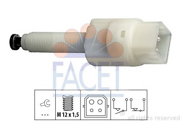Comutator lumini frana AUDI A6 (4B2, C5) - Cod intern: W20239497 - LIVRARE DIN STOC in 24 ore!!!